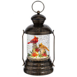 Изделие декоративное "Фонарь" (подсвет, вьюга, 3хАА н/п), L12 W11 H24,5 см
