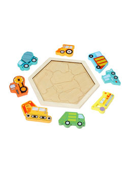 Головоломка рамка - вкладыш «Транспорт», 8 деталей