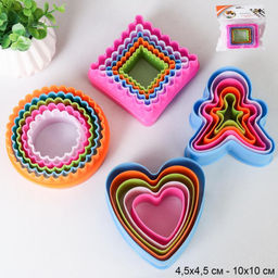 Форма для печенья 5 предметов / FG-826 /уп 144/