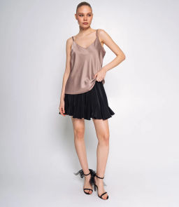 Топ #ОКТ025001, тёмно-бежевый - Dommod фото 8