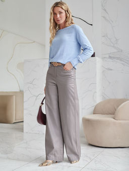 D39.350 Джемпер женский голубой меланж