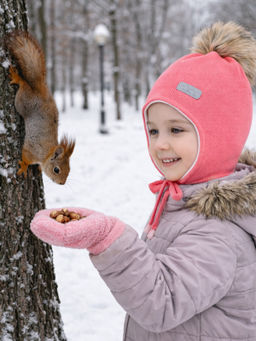 Шапка детская фламинго