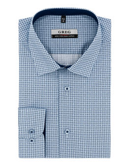 Сорочка мужская длинный рукав GREG 223/231/3407/Z/1  фото 3