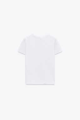 SHORT SLEEVE INTERLOCK T-SHIRT - Zara фото 22