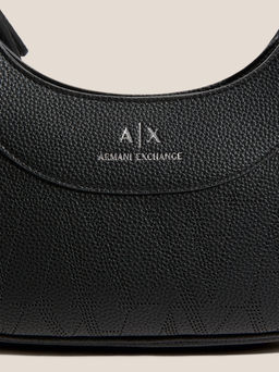 Женская сумка через плечо ARMANI EXCHANGE WAVE TRAFORO Артикул 4368396, черный  фото 2