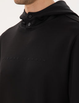 Siyah Regular Fit Sweatshirt - Pierre cardin фото 7