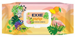 EXXE влажн.салфетки (100шт) "Джунгли" (микс Манго) д/детей