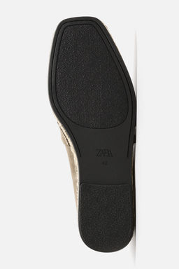 LEATHER ESPADRILLES
