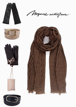 Палантин с короткой бахромой - Модные истории фото 6