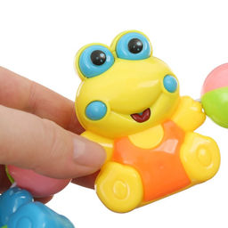 Растяжка на коляску/кроватку Крошка Я «Лягушата», 4 игрушки, МИКС