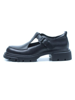 03-C1820-1 BLACK Полуботинки женские (натуральная кожа)