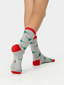 Цена за 5 пар! Носки детские с рисунком динозавров - Mark formelle фото 2