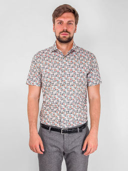 Сорочка мужская короткий рукав GREG 455/101/365/Z/1_GB  фото 7