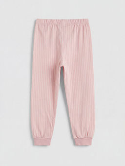 ?izgili K?z ?ocuk Jogger Pijama Alt?