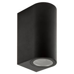 UUL-P52A 2х6W/GU10 IP65 BLACK Светильник уличный, под две лампы GU10. Архитектурный накладной. Корпус черный. TM Uniel