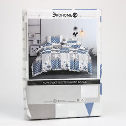 Постельное бельё Экономь и Я евро Триумф 200х215см,200х215см,70х70см-2 шт, полисатин, 80 г/м фото 5