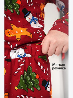 Детская новогодняя пижама Happyfox