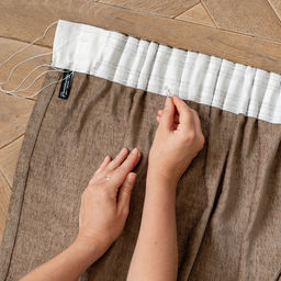 Комплект штор с подхватами "Голди"