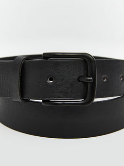 Deri G?r?n?ml? Erkek Kemer