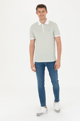 Мужская мятная футболка-поло - U.s. polo assn фото 18