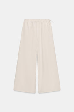 PANTAL?N PALAZZO LAZADA / Crudo medio - Zara фото 5