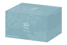 Обеденный сервиз Арктика 6 персон, 21 предмет - Anna lafarg emily фото 10