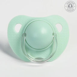 Соска - пустышка силиконовая ортодонтическая M&B, от 6 мес., цвет МИКС для мальчиков