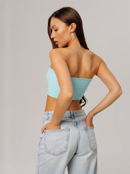 Женский топ-бандо Lingeamo морская волна ЛТ-10 (19)  фото 4