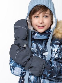 Варежки 14з17425 серый