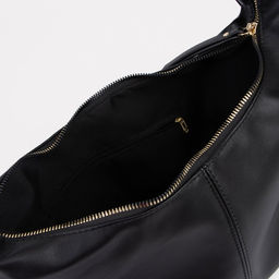 Сумка-мешок, отдел на молнии, регулируемый ремень, цвет чёрный - Simaland фото 3