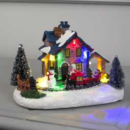 Светодиодная фигура «Рождественский поезд», 12×17 см, 5 LED, AААх3 (не в комплекте), свечение мульти