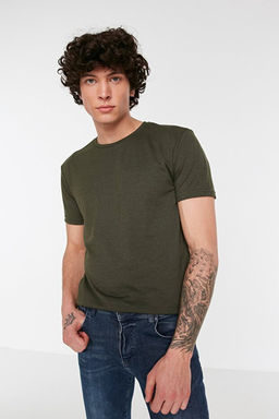 Haki Regular/Normal Kesim K_sa Kollu T-Shirt TMNSS22TS0271