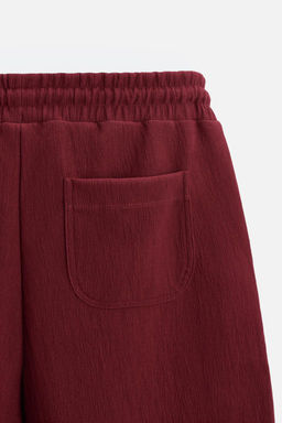 TEXTURED JOGGER BERMUDA SHORTS - Zara фото 17