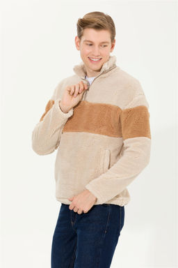 U. S. Polo Assn Мужская комфортная толстовка с воротником-стойкой и камнем - U.s. polo assn фото 11