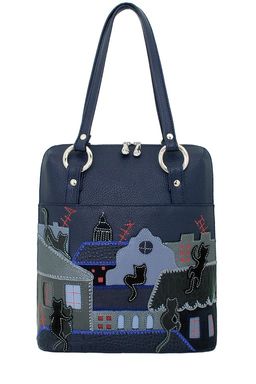 Сумка с аппликацией ДС-226-245 синий