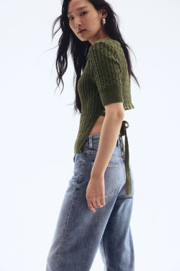 Top en punto trenzado - H&m фото 6