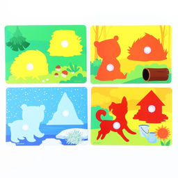 Развивающая игра на липучках «Изучаем животных. Кто где живет?»