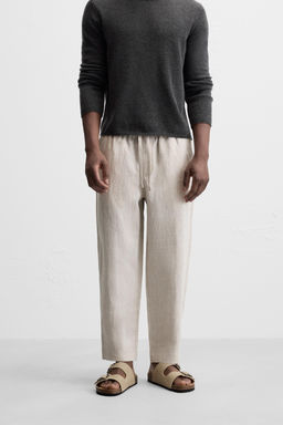 100% LINEN TROUSERS - Zara фото 46