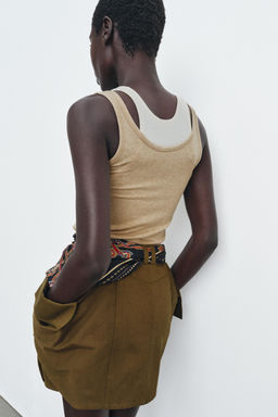 DOUBLE-LAYER STRAPPY TOP - Zara фото 9