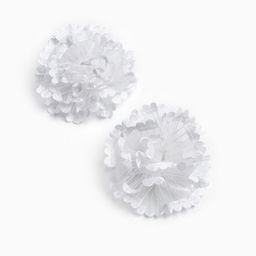 Бант для волос на резинке школьный, белый, 2 штуки, 7 см, Минни Маус