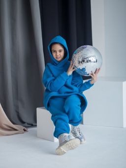 костюм утепленный футер 3хнитка с начесом, бирюза - Knitka wear фото 5