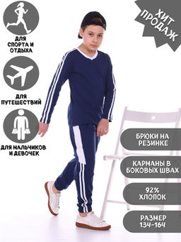 Брюки Винд синий Ладошки
