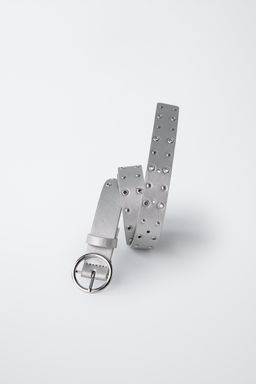 CINTUR?N TACHAS MET?LICO / Plata - Zara фото 4