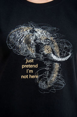 Арт. 3746 Футболка женская 42-50 (5 шт) Цвет:черный - Калинка фото 14