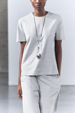 HEAVY COTTON T-SHIRT - Zara фото 42