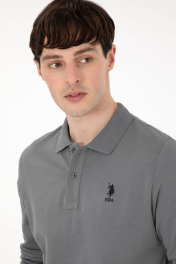 Мужской серый базовый свитшот Неожиданная скидка в корзине - U.s. polo assn фото 16