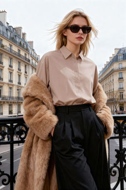 TRENDYOLMILLA Beyaz Loose Fit Pamuklu Dokuma Gomlek TWOAW20GO0107  фото 92