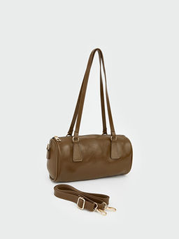 Deri G?r?n?ml? Kad?n Bowling Omuz ?antas?