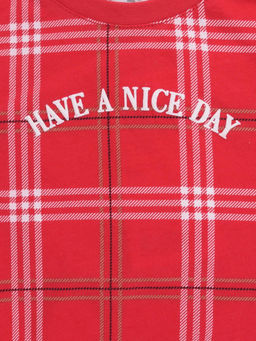 Пижама детская Crockid К 1664-1 вишня из хлопка фото 2