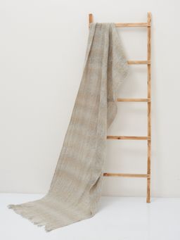 в составе шерсть Большой, мягкий, двусторонний палантин с принтом - Tantino фото 2